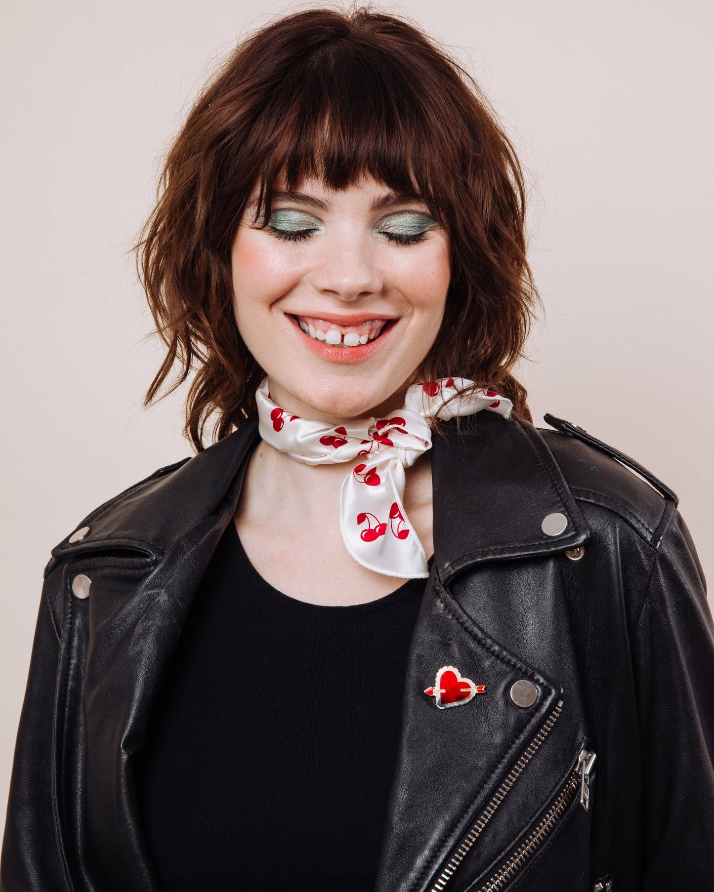 Cherry Bomb Convertible Scrunchie Tie