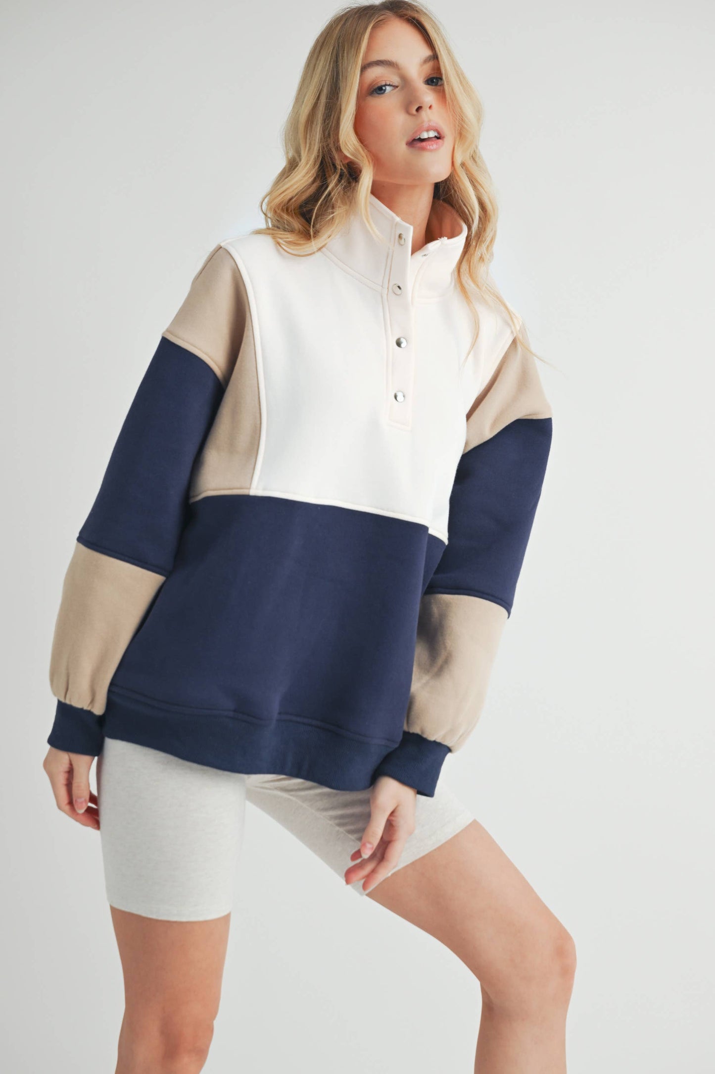 Janica - Glo Colorblock Pullover