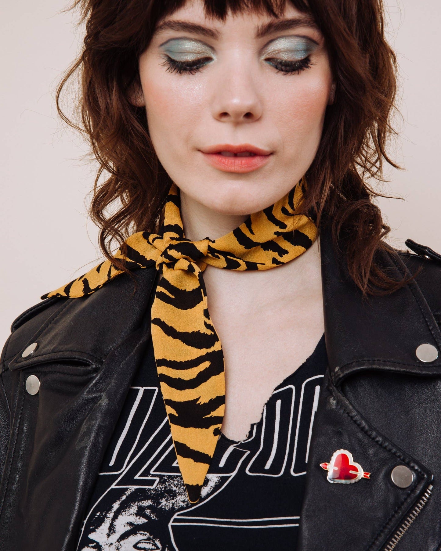 Cat Scratch Fever Scarf Tie - I’m with the Band
