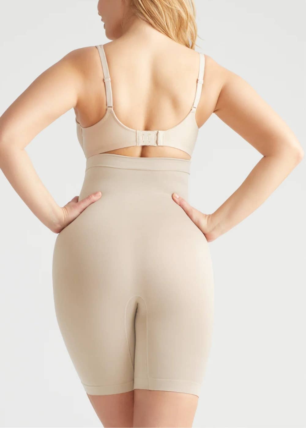Seamless Solutions - High Waist Thigh Shaper - Plus Sizes