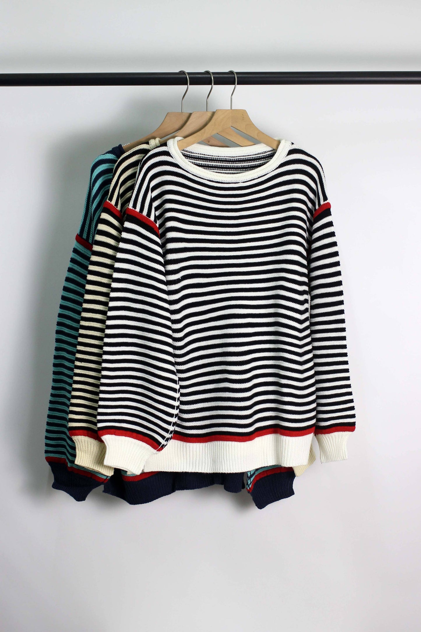 Diane Classic Striped Knit Sweater