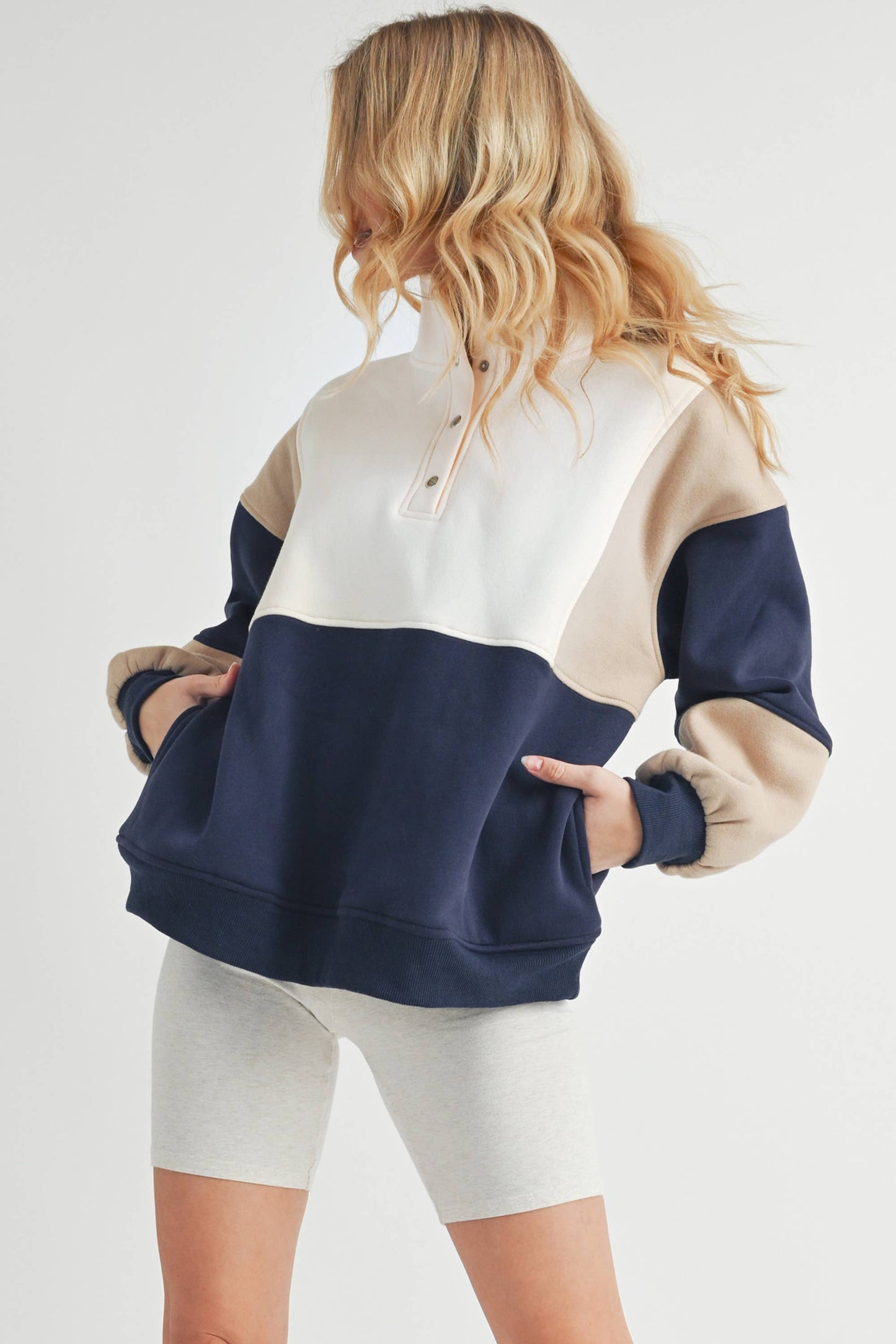 Janica - Glo Colorblock Pullover