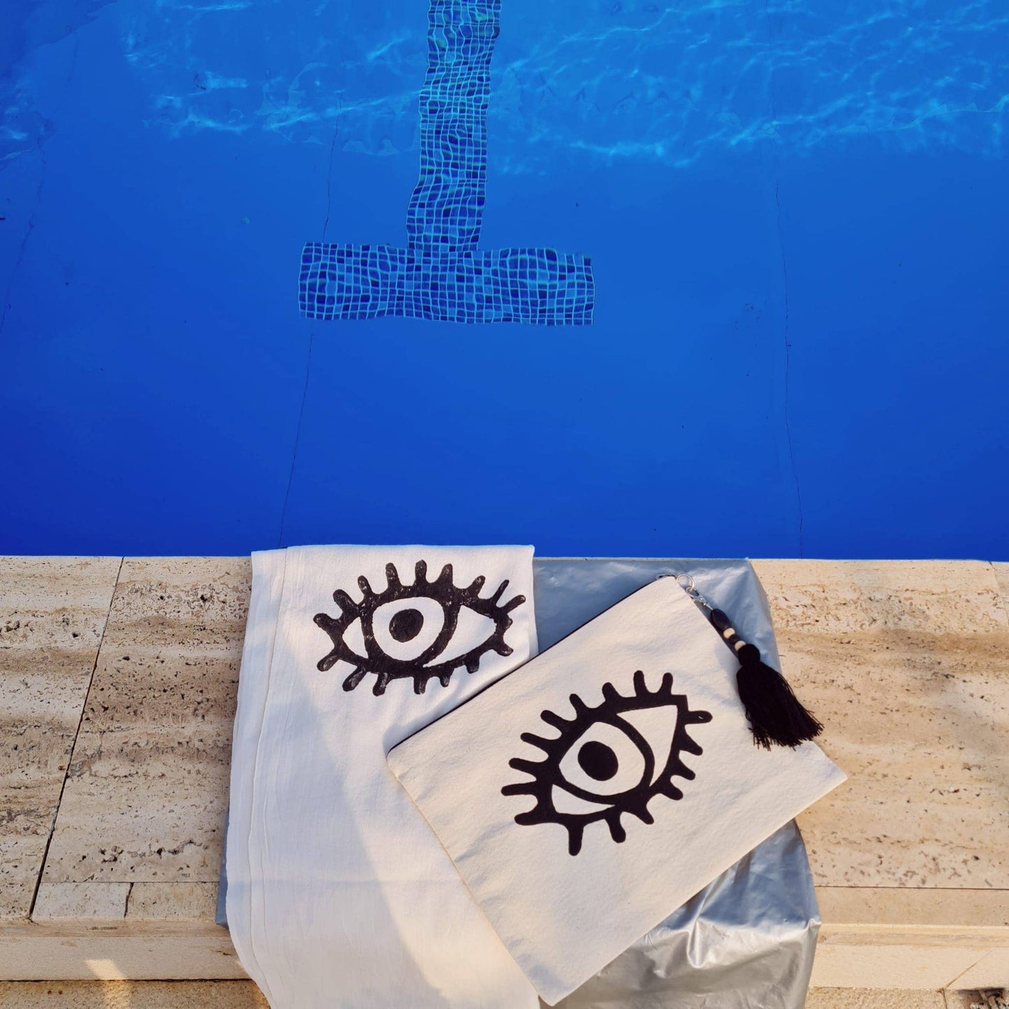 Evil Eye Beach Towel by Moa