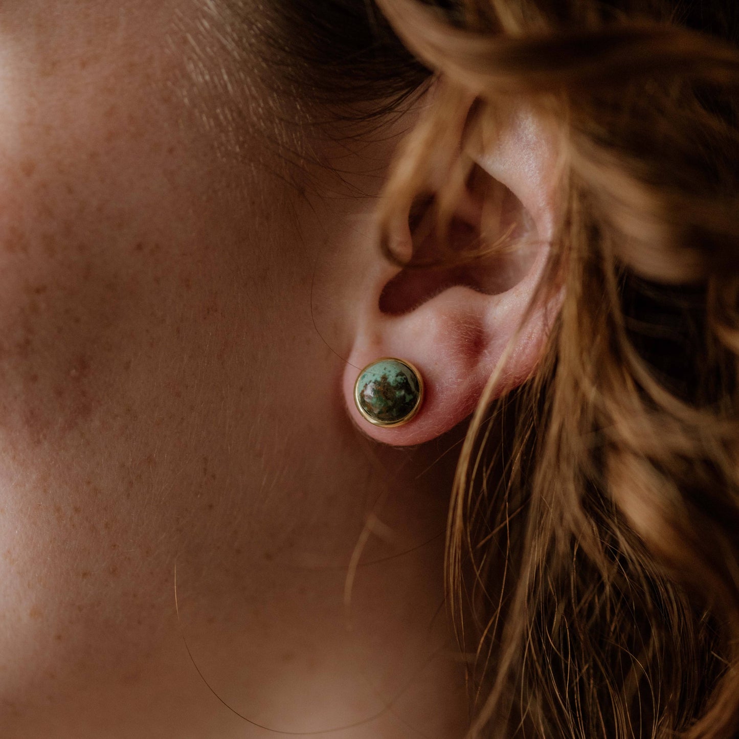 Commonform Hyalite Studs Turquoise