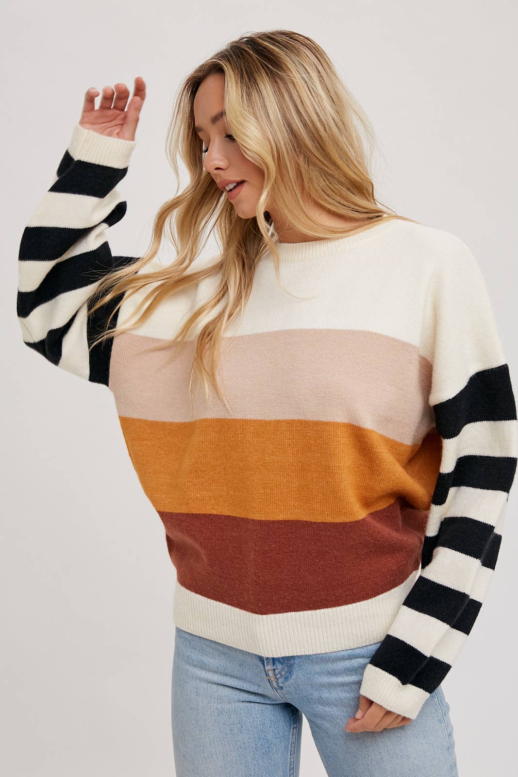 Cali - Color Block Sweater