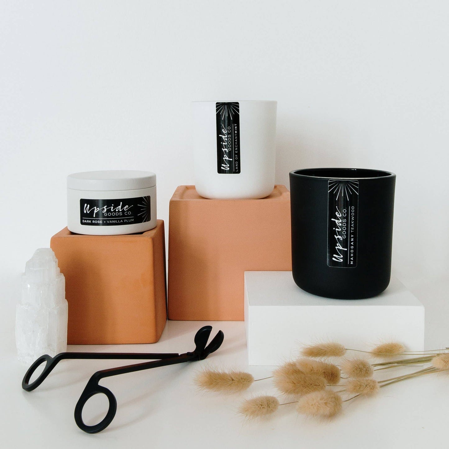 Everyday Candle Tins | Coconut Soy + Wooden Wick - Black Tin