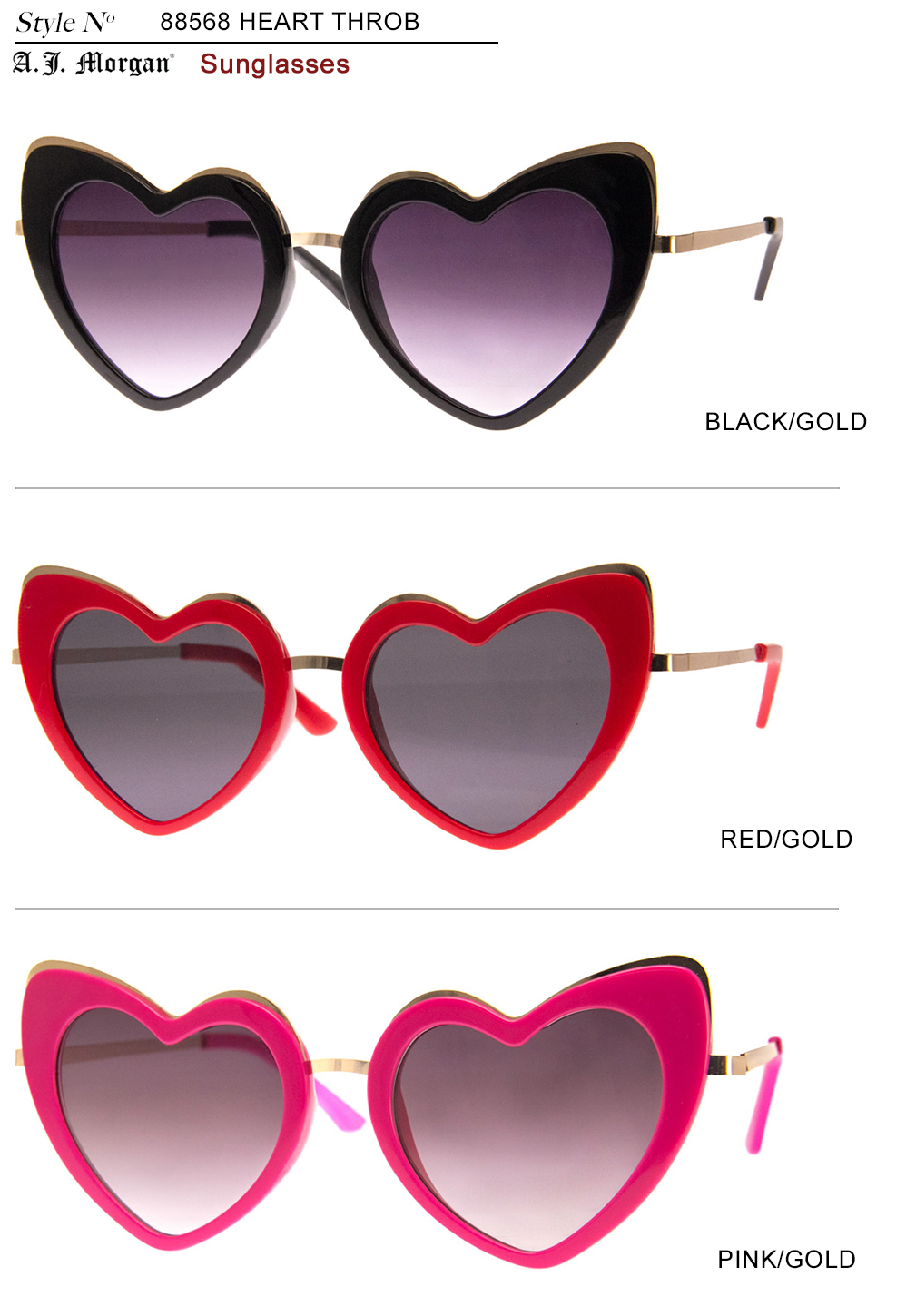 Heart Throb Sunglasses