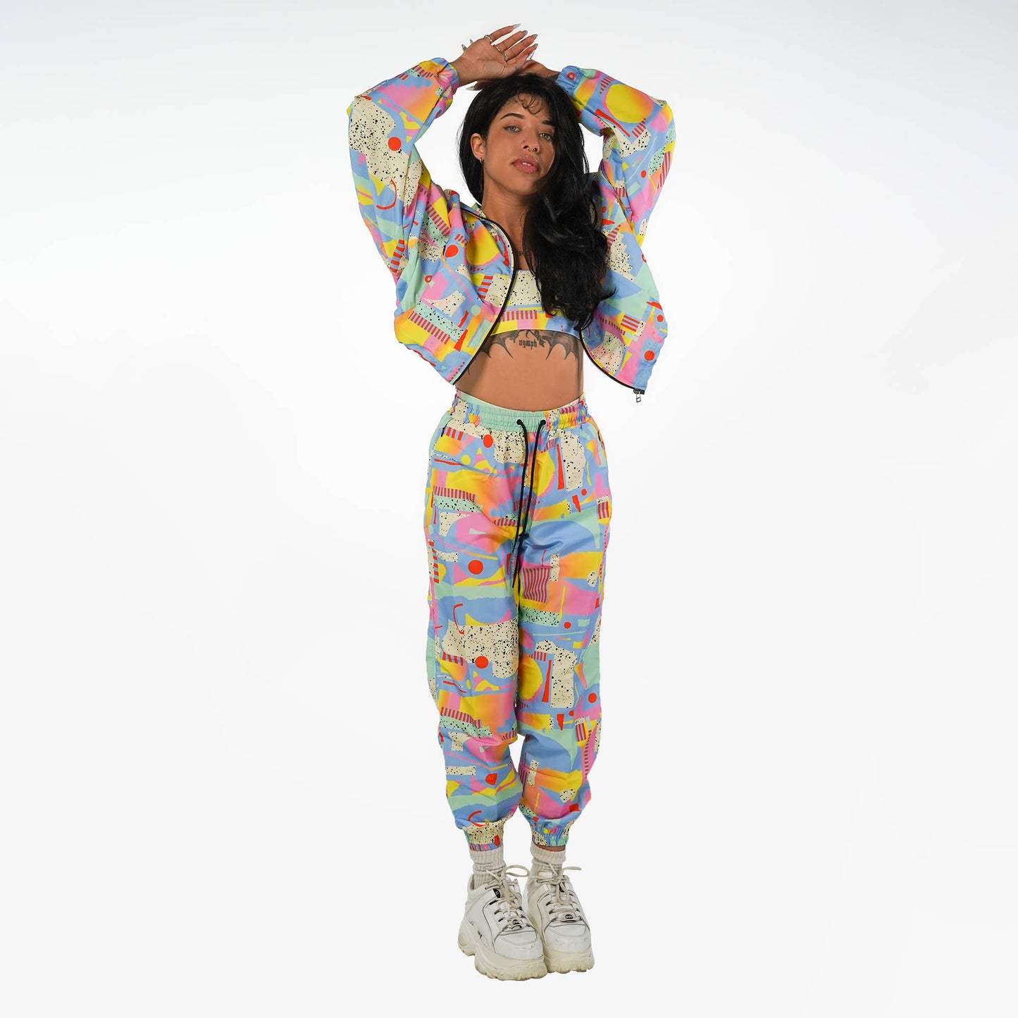 Miami Heat Track Pants Retro Windbreaker Athletic Workout