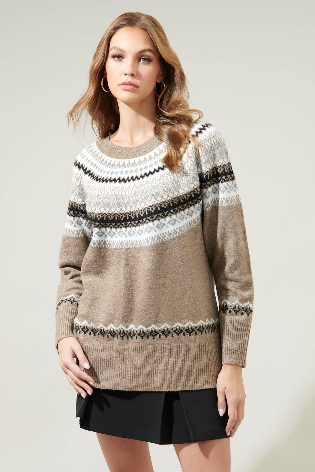 Mickey Fair Isle Crewneck Sweater