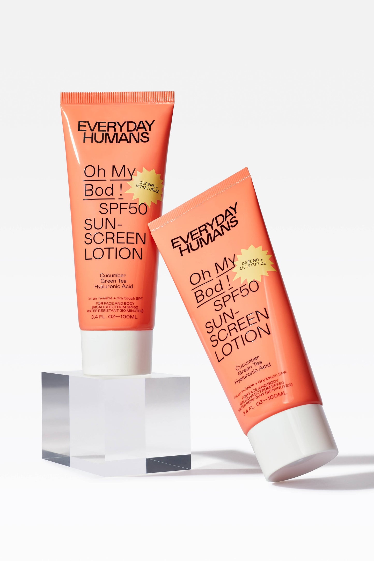 Oh My Bod SPF50 Face Body Sunscreen Lotion (Water Resistant)