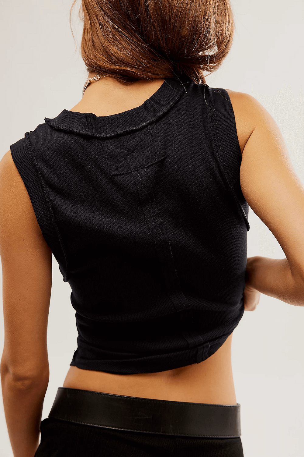 Mia Ribbed Sleeveless Tank Top