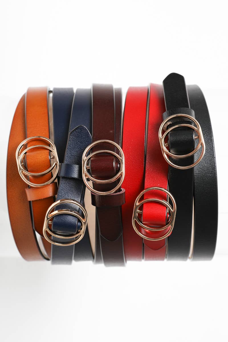 Double Ring Buckle Belt