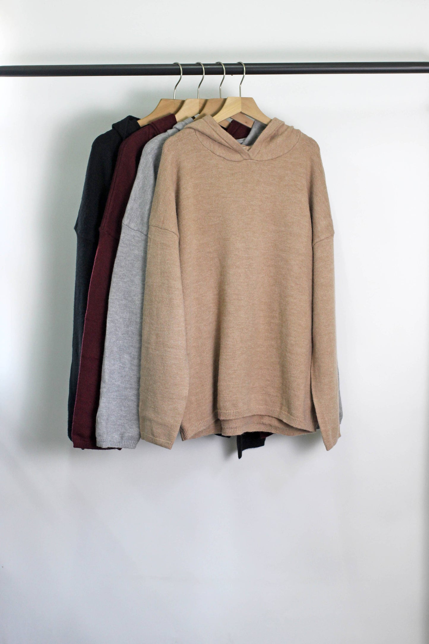 Meryl Unisex Knit Sweater Hoodie