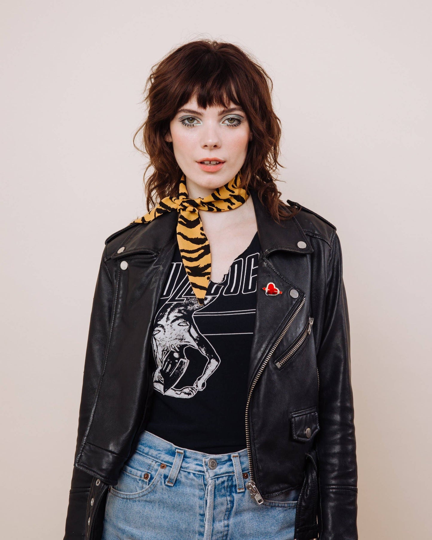 Cat Scratch Fever Scarf Tie - I’m with the Band