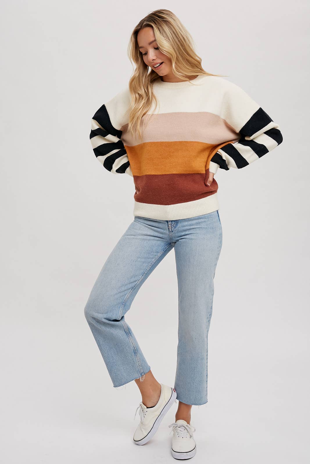 Cali - Color Block Sweater