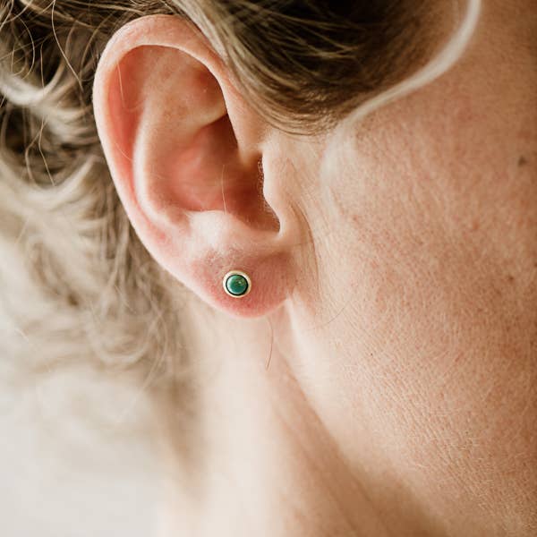 Commonform Hyalite Studs Turquoise