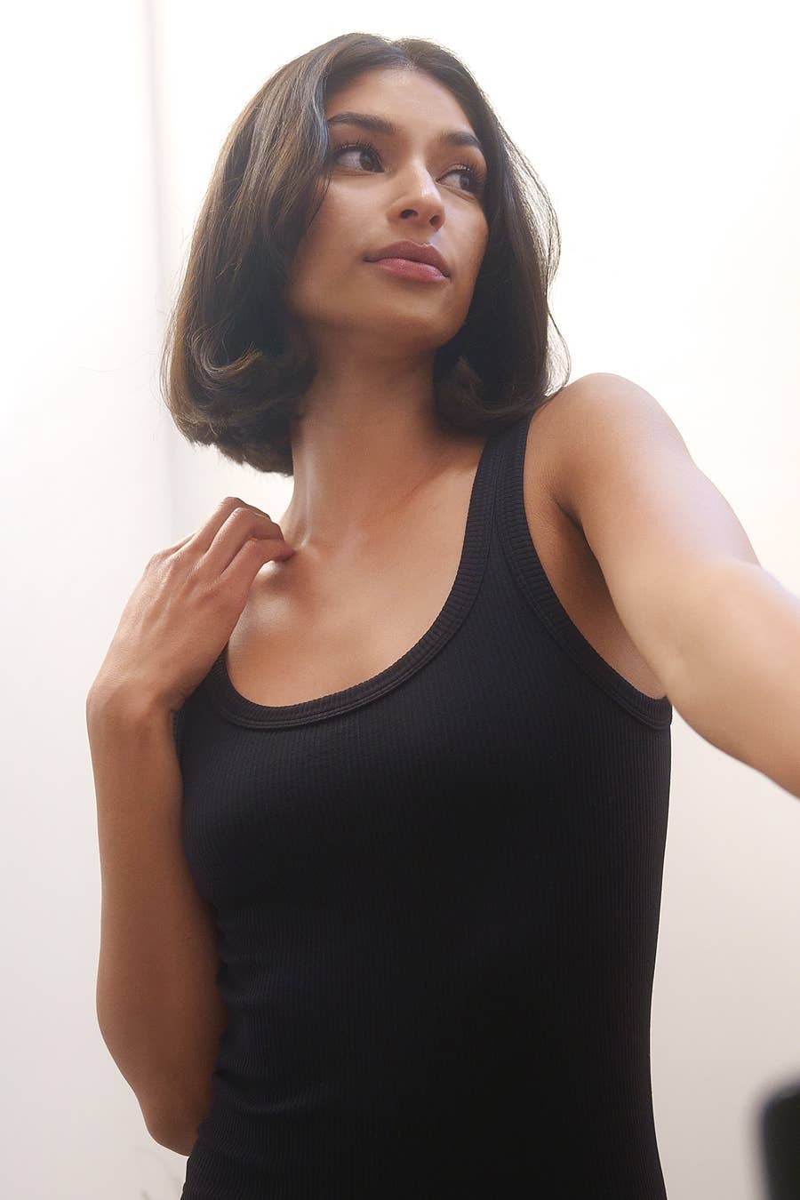 NS7866- Ribbed Midi Tank Dress