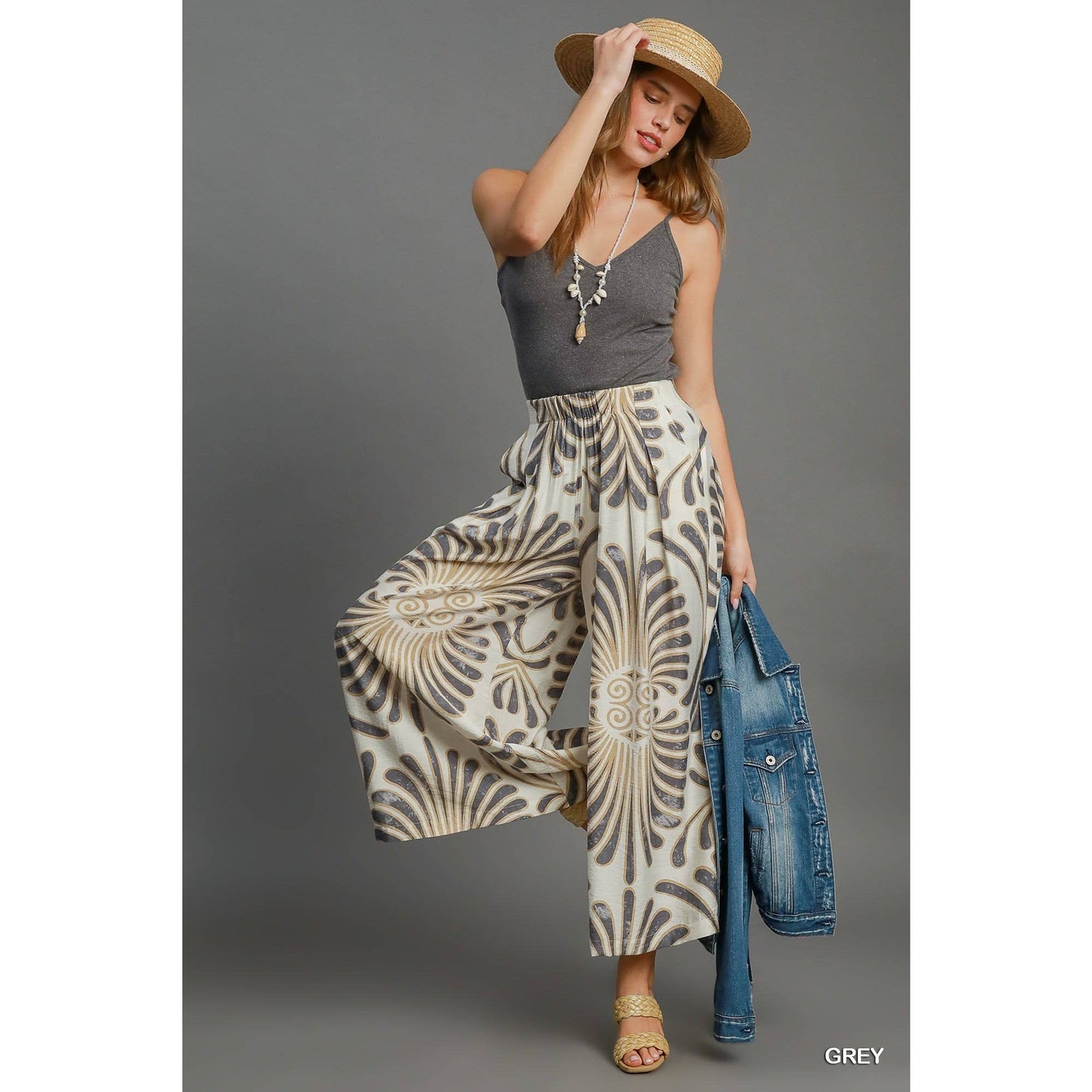 Donna Printed Skirt Pant
