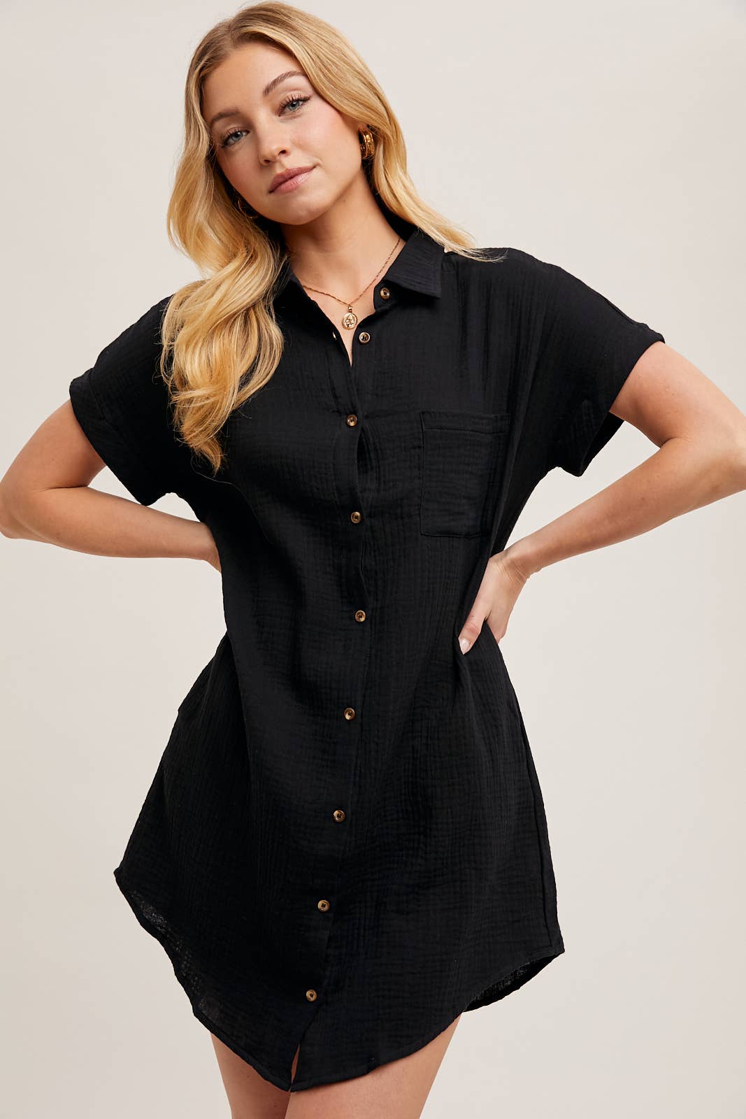 Betsy - Button Up Shirt Dress