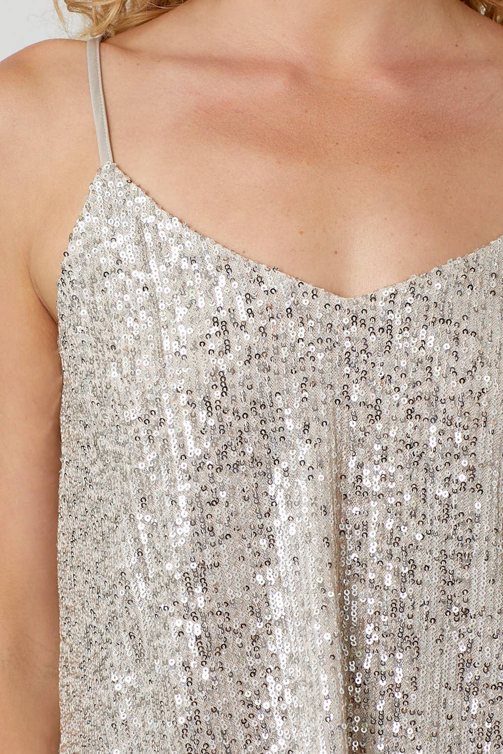 Carrie - Adjustable Sequin Cami