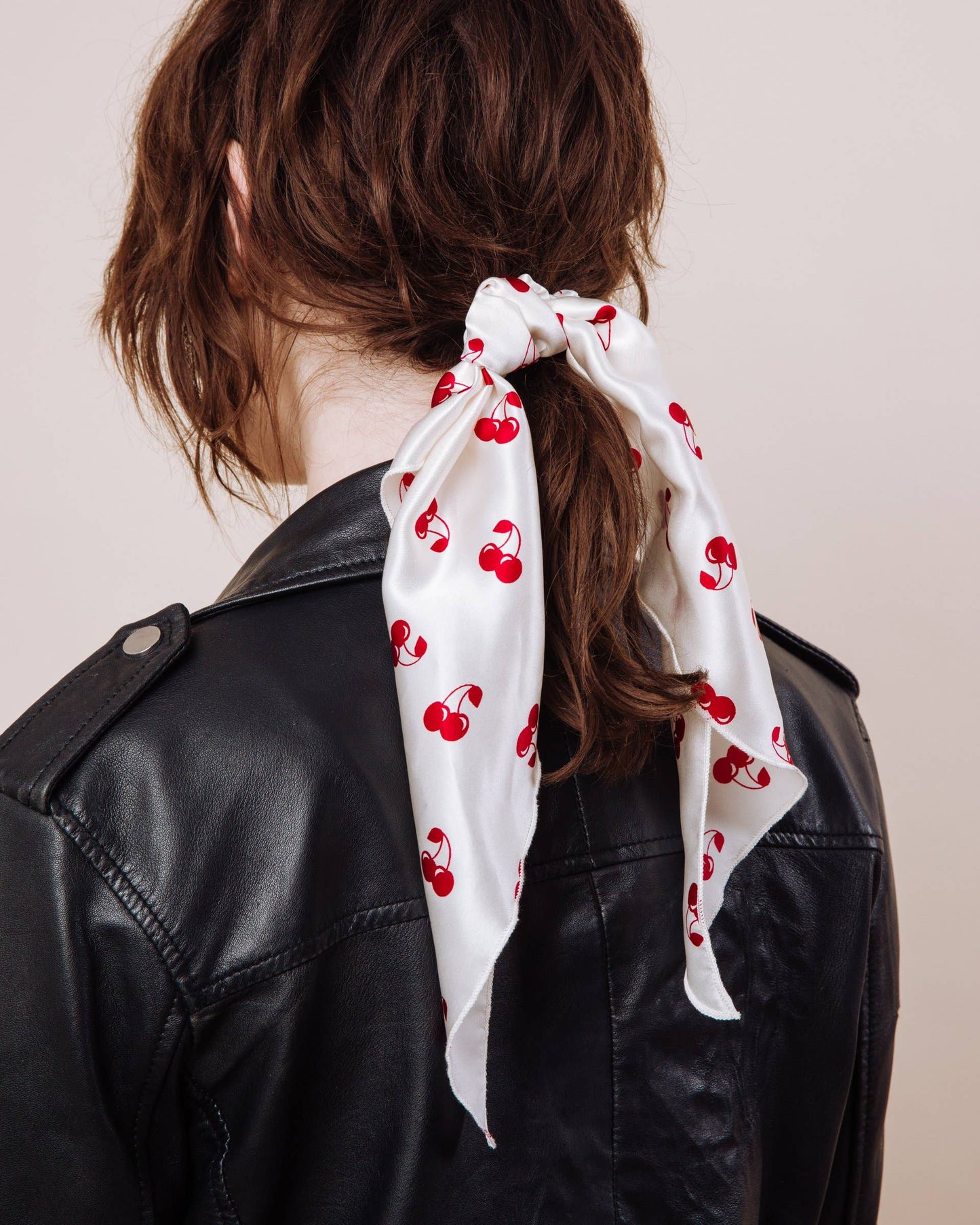 Cherry Bomb Convertible Scrunchie Tie