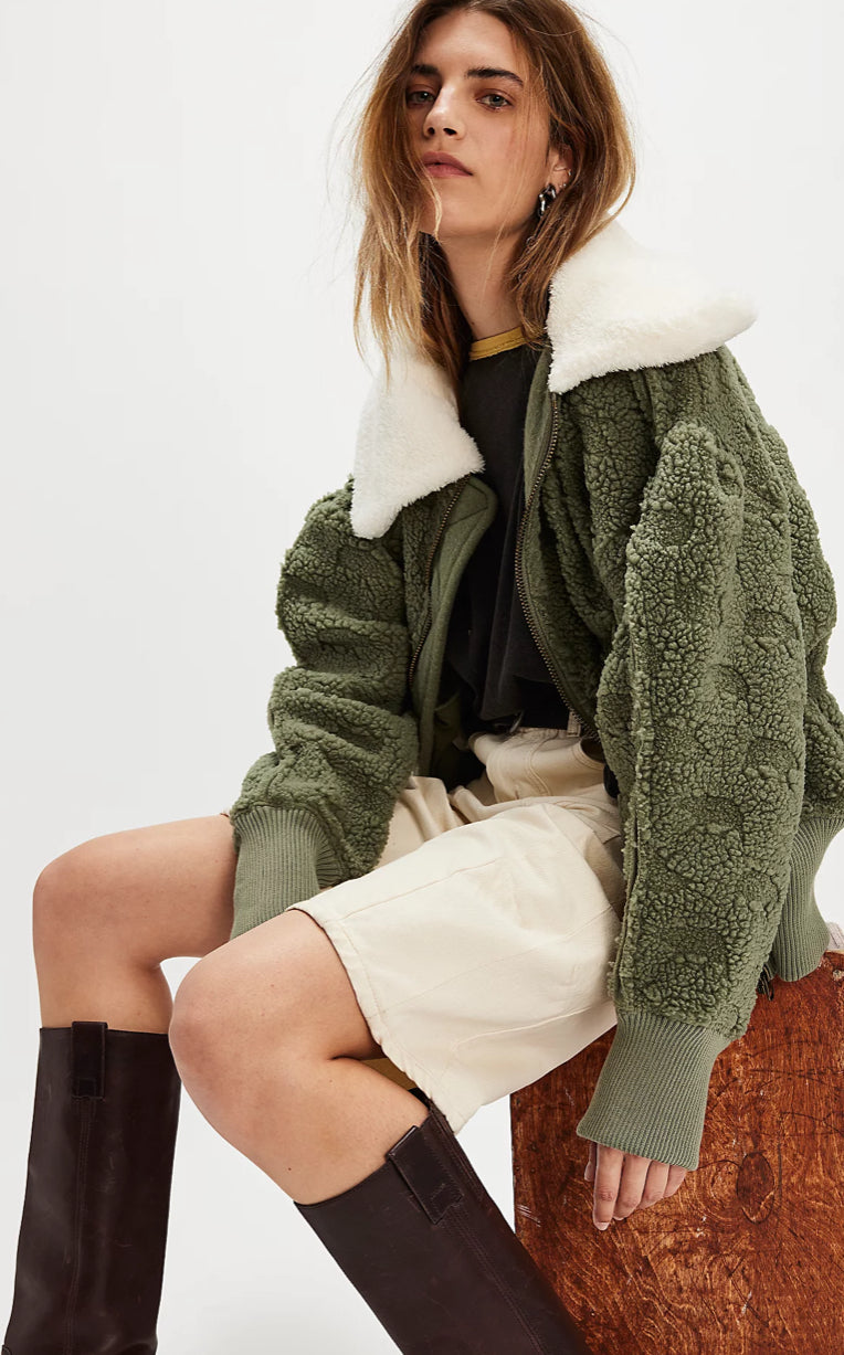 Free People Cozy Up Cardi