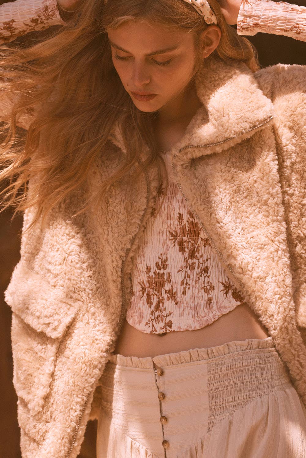 Sam - Solid Faux Fur Zip-Up Pocket Vest