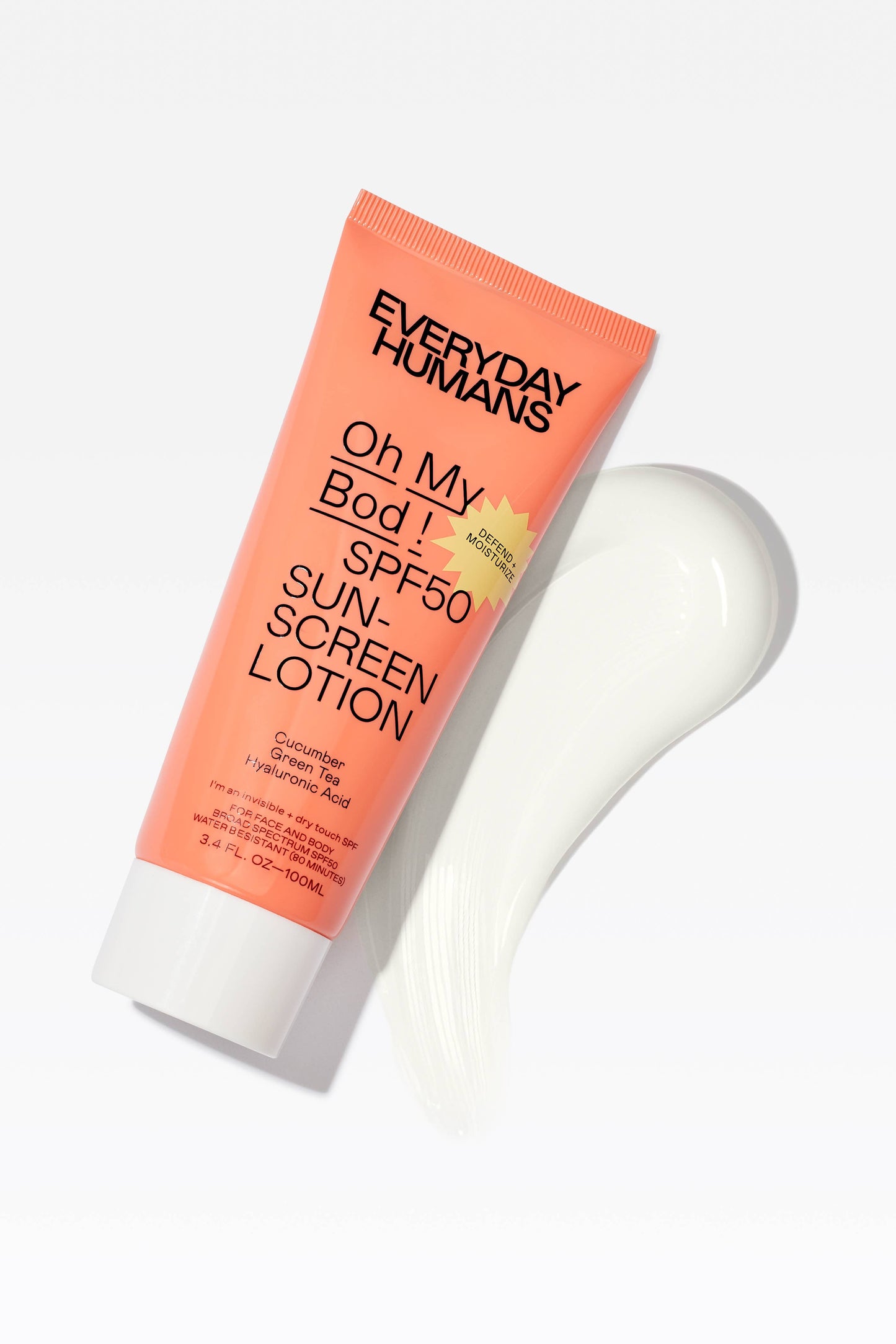 Oh My Bod SPF50 Face Body Sunscreen Lotion (Water Resistant)