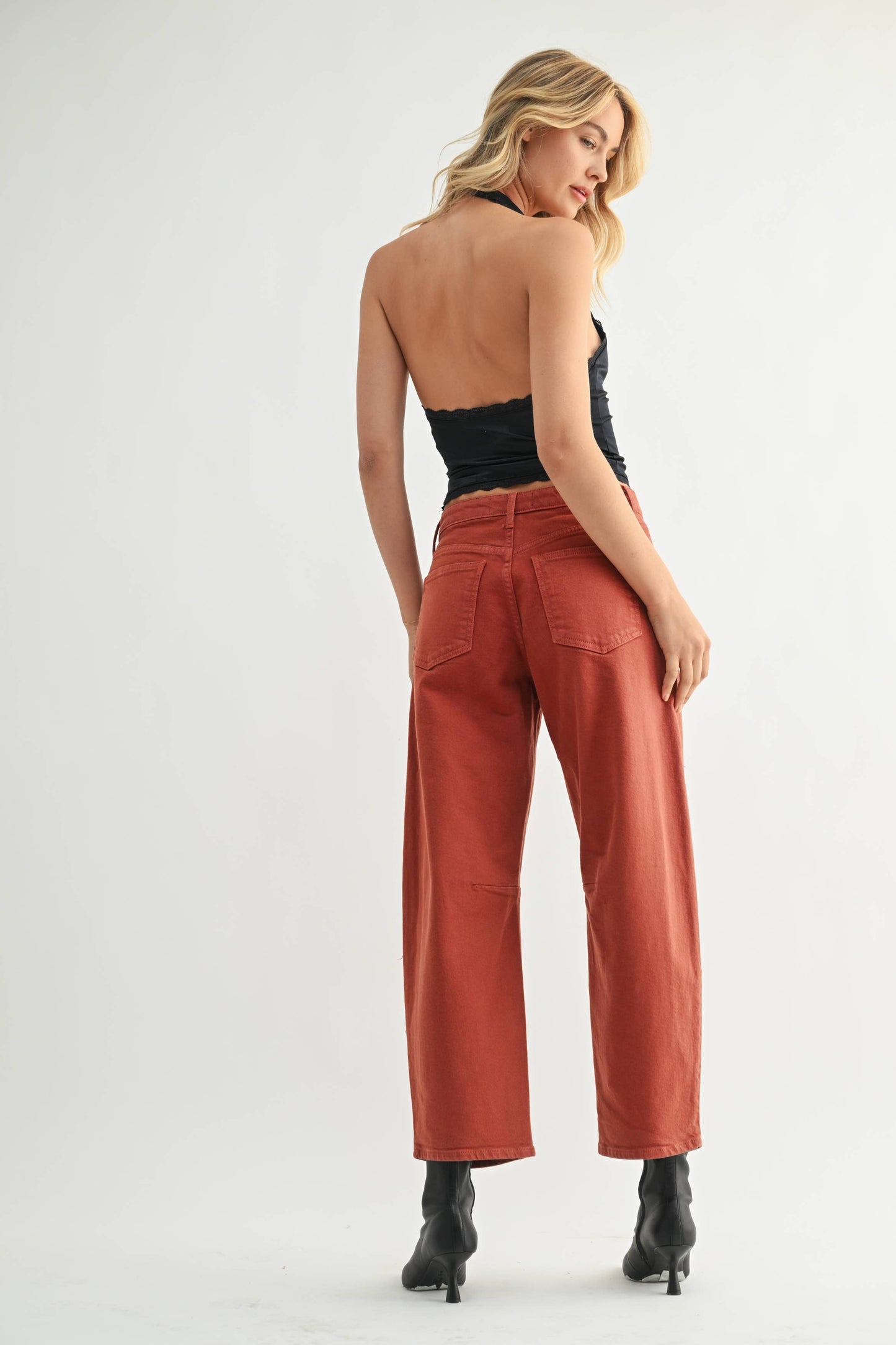 Just Black Denim - Utility Seamed Barrel (BP203J)