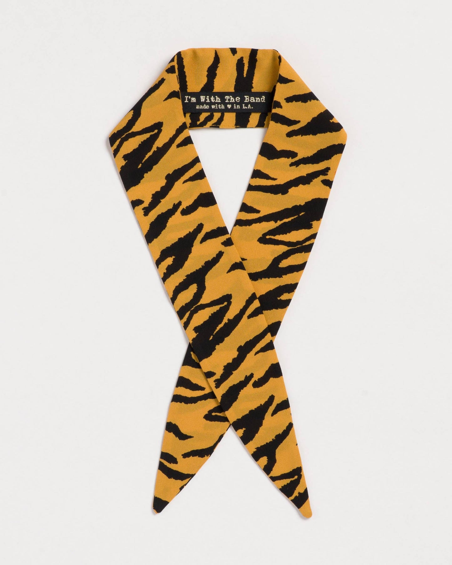 Cat Scratch Fever Scarf Tie - I’m with the Band