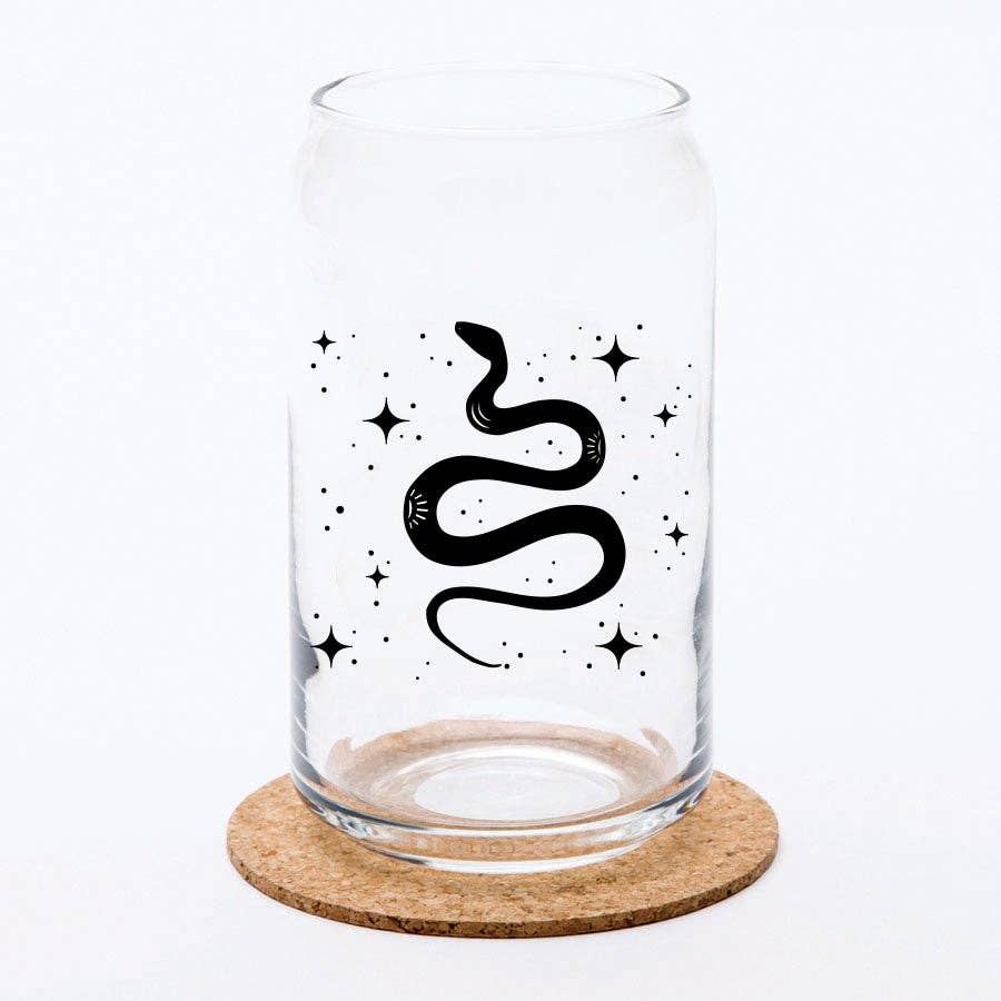 Snake Beer Can Glass | Glass Cup | Iced Coffee Cup