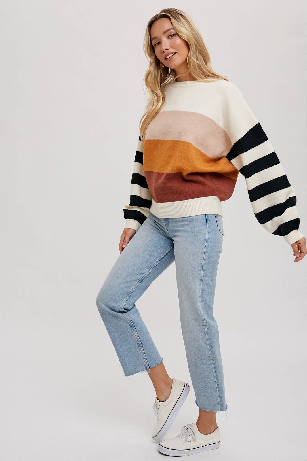 Cali - Color Block Sweater
