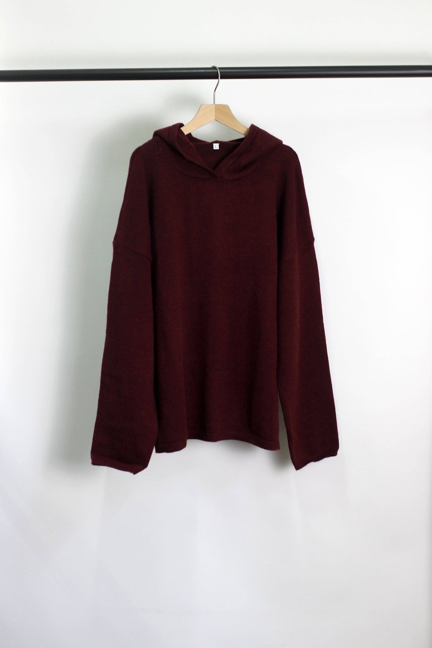 Meryl Unisex Knit Sweater Hoodie