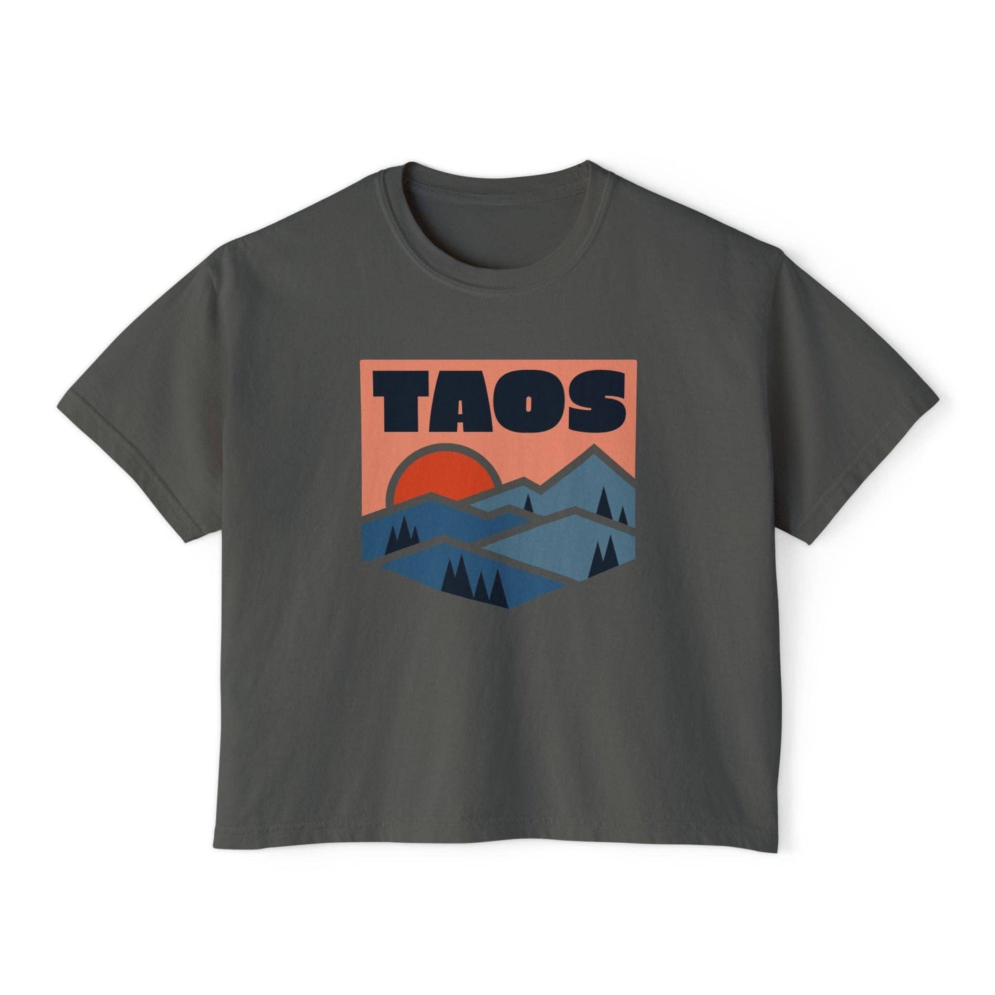 Women's Slightly Cropped Taos Boxy Graphic Tee