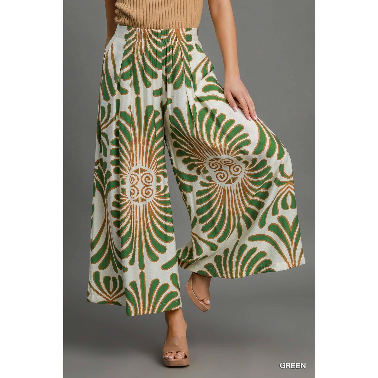 Donna Printed Skirt Pant