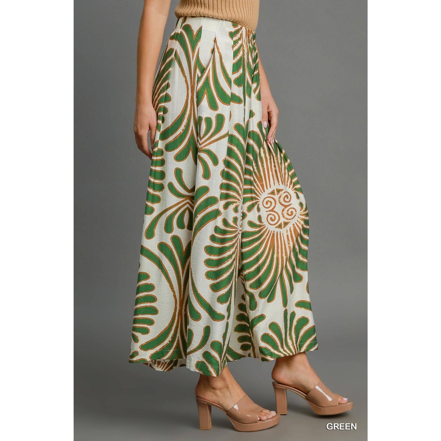 Donna Printed Skirt Pant