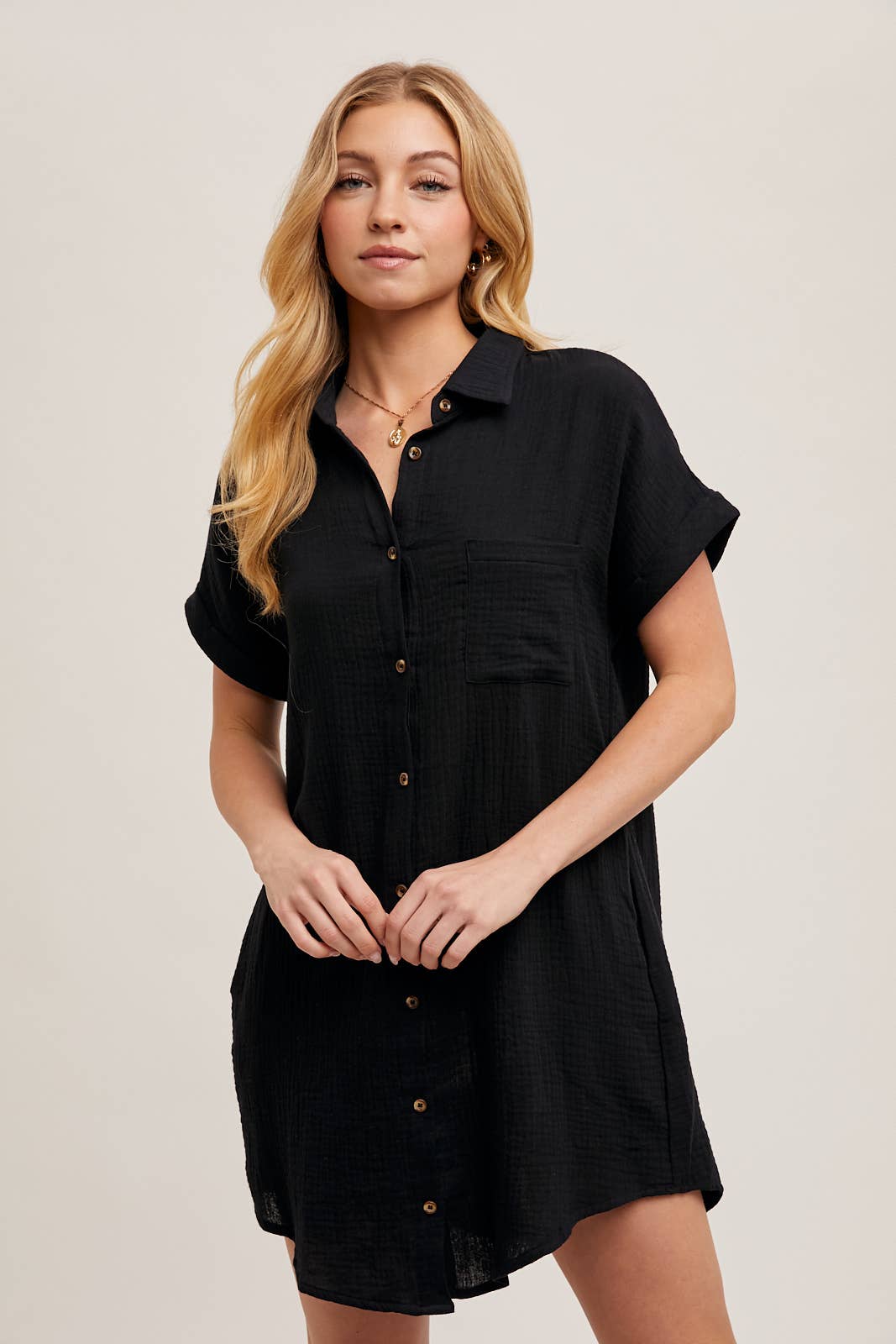 Betsy - Button Up Shirt Dress