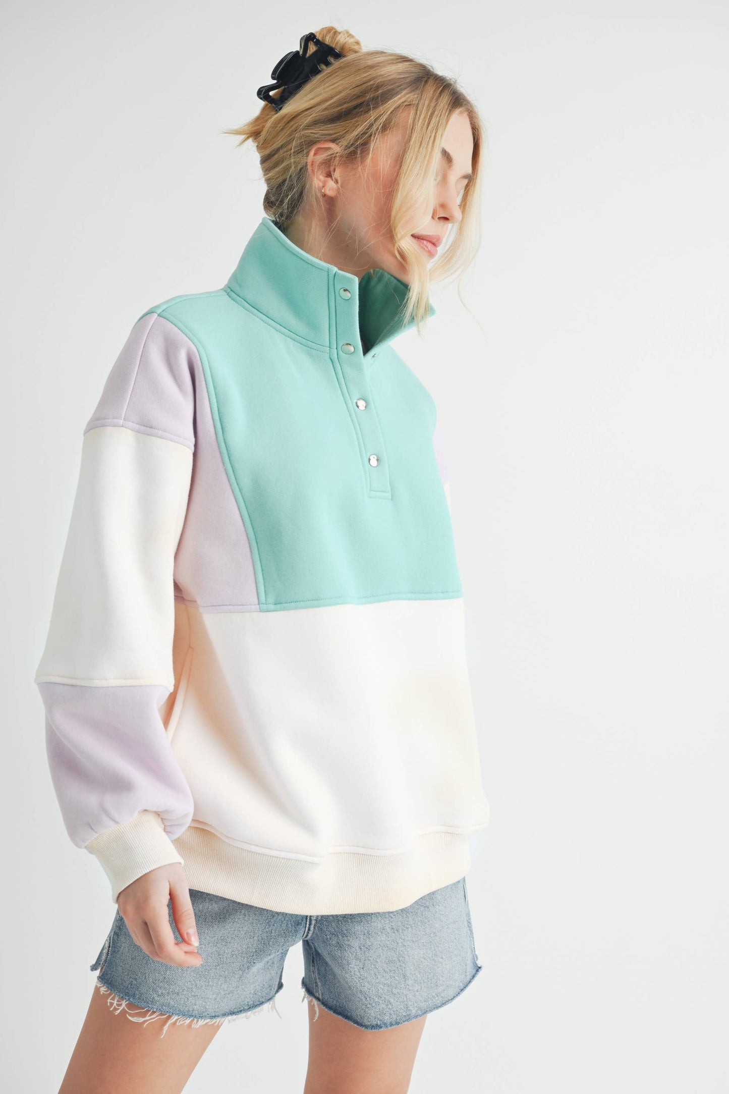 Janica - Glo Colorblock Pullover