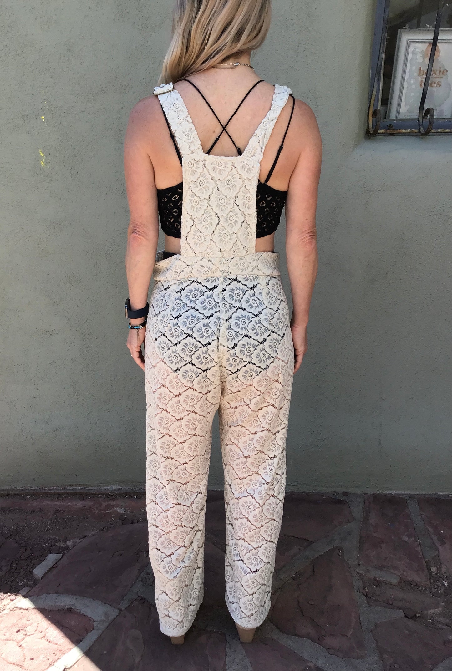 Kaira Lace Overalls