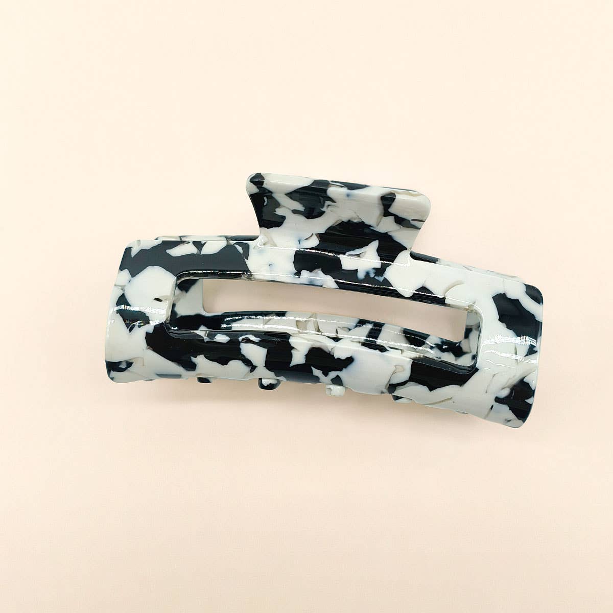 Tortoise Shell Flat Claw Hair Clip