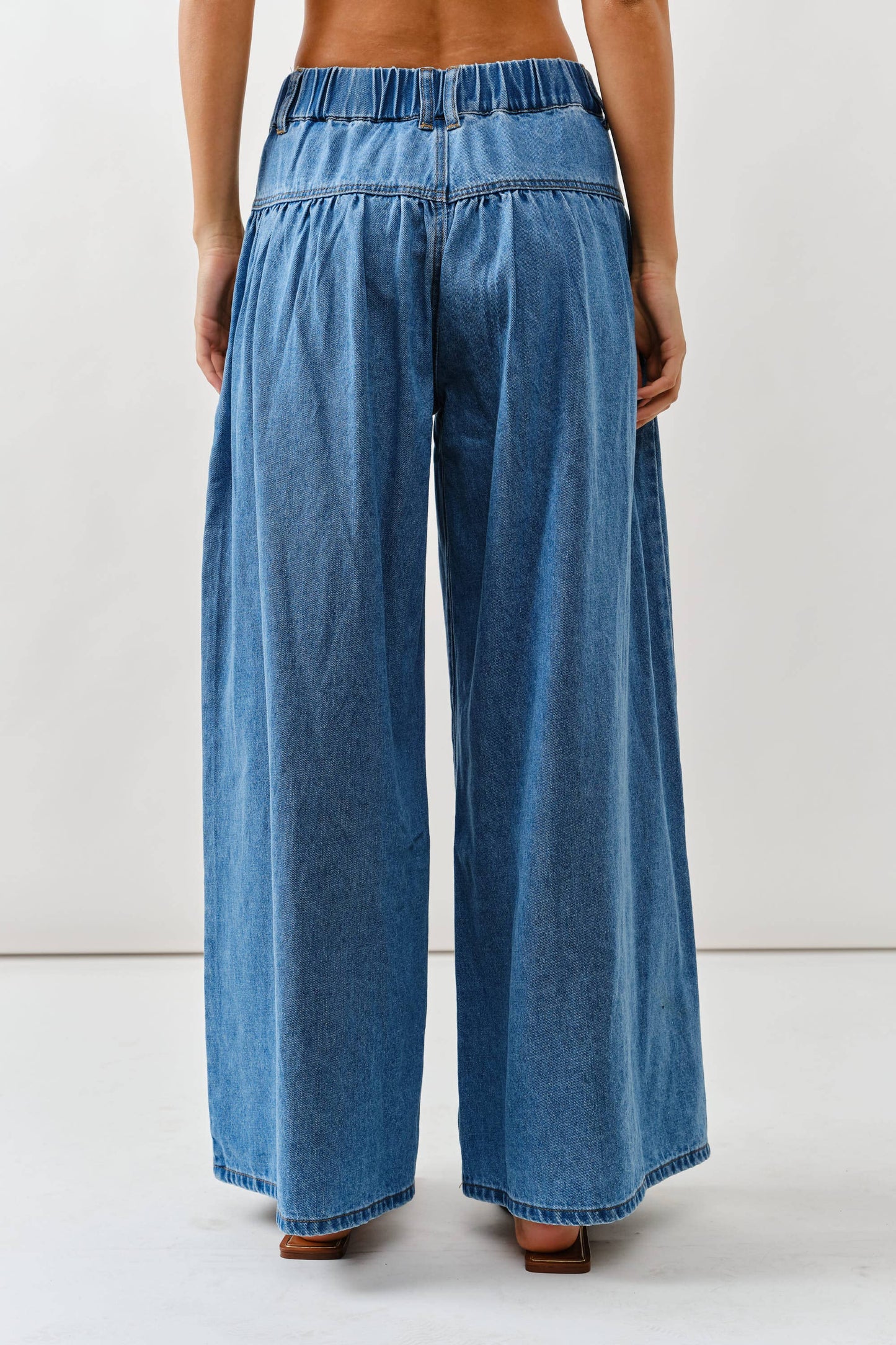 Anna Button Down Flare Jeans