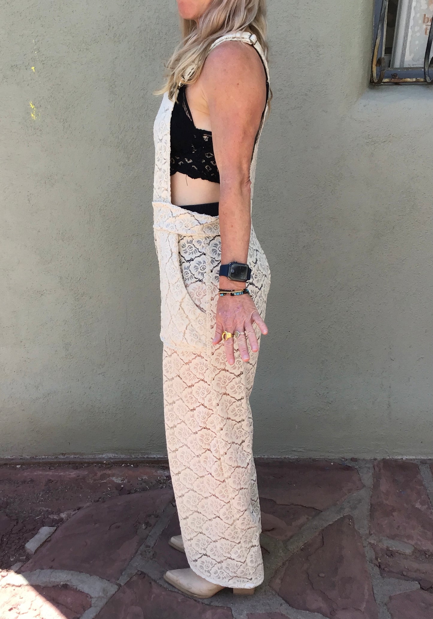 Kaira Lace Overalls
