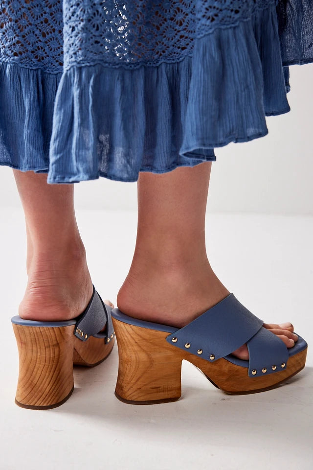 Free People Mallory Criss Cross Clogs