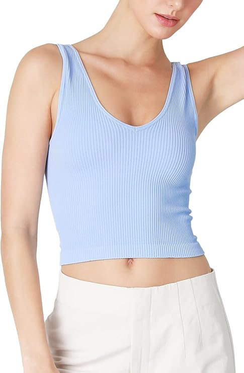 NIKIBIKI Reversible Ribbed Crop Top