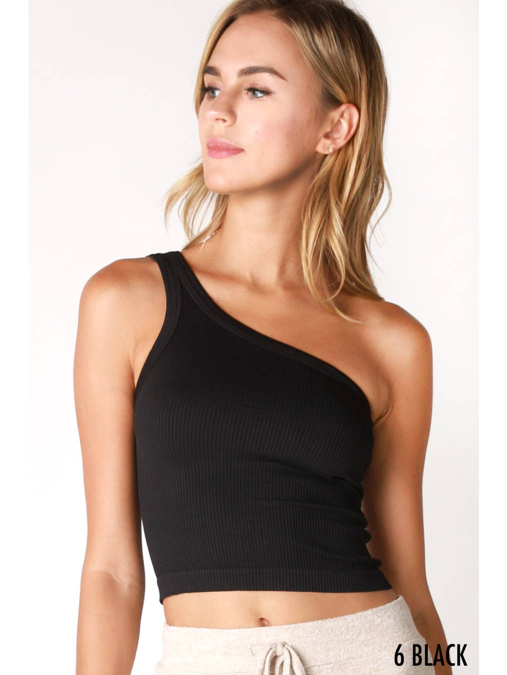 NIKIBIKI One Shoulder Crop
