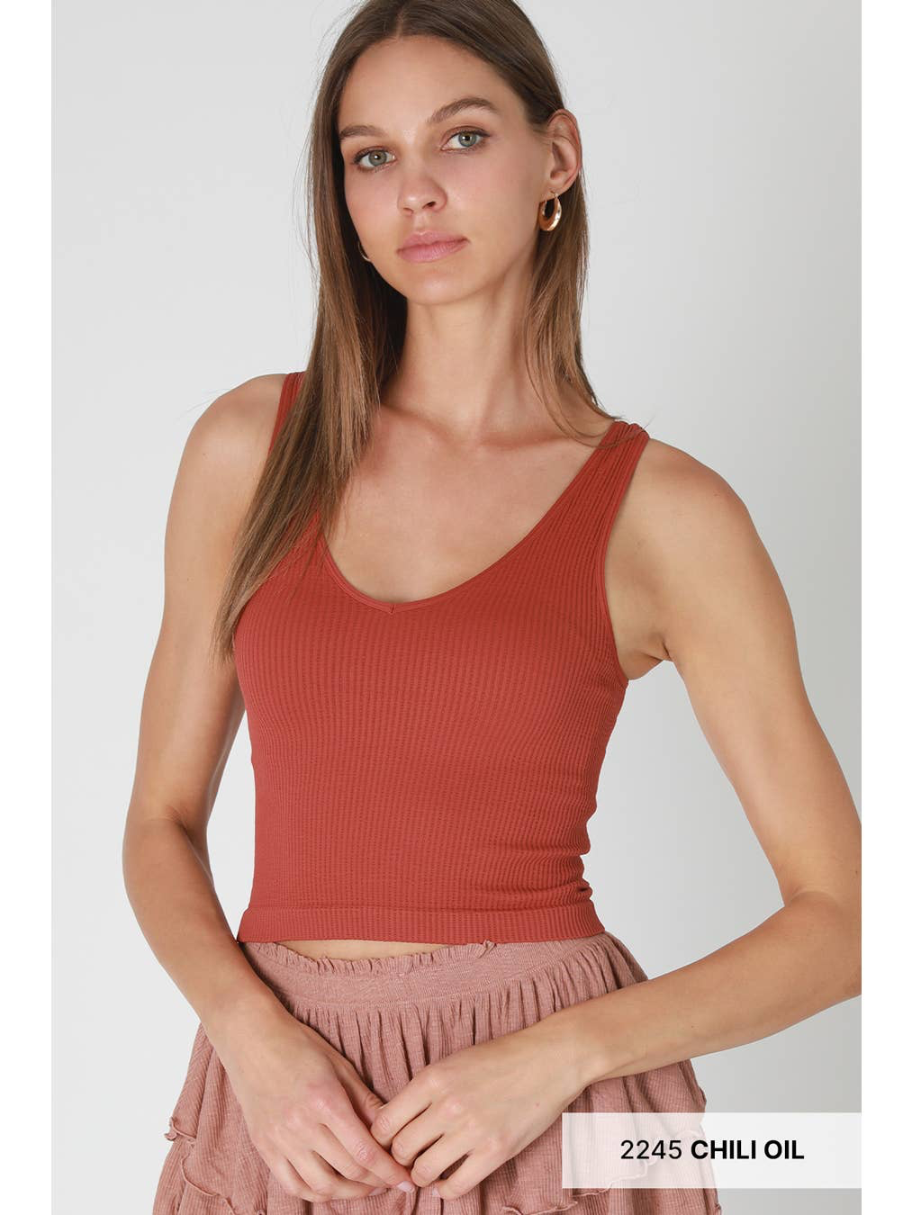 NIKIBIKI Reversible Ribbed Crop Top