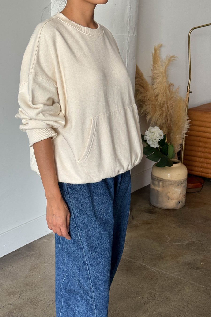 Le Bon Shoppe - French Terry Poche Sweatshirt