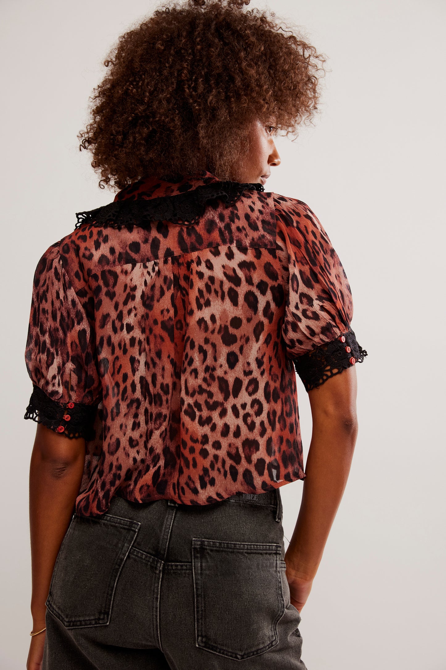 Free People My Love Blouse Printed