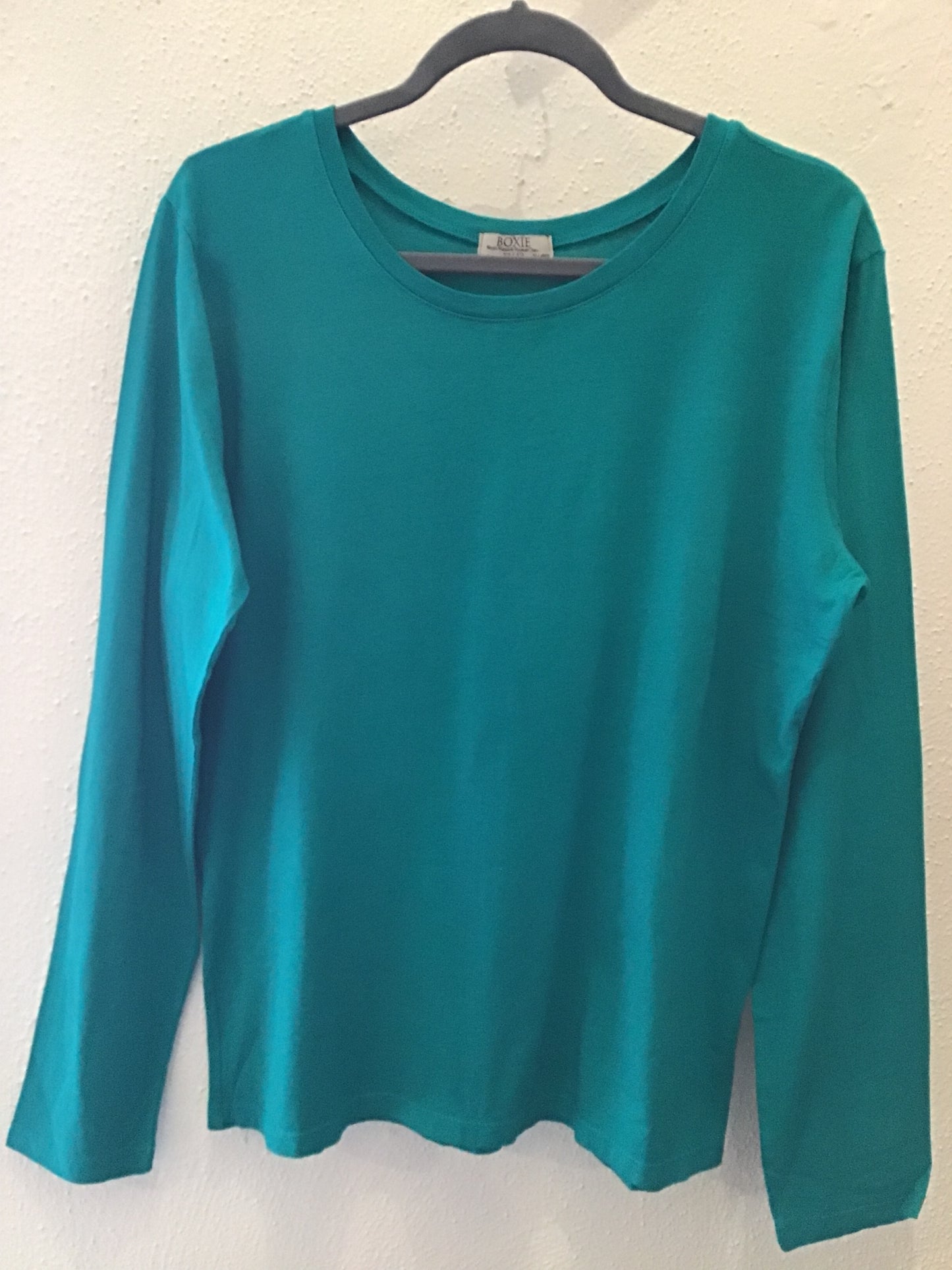Boxie Tees Long Sleeve Boxy Crew Neck Tee