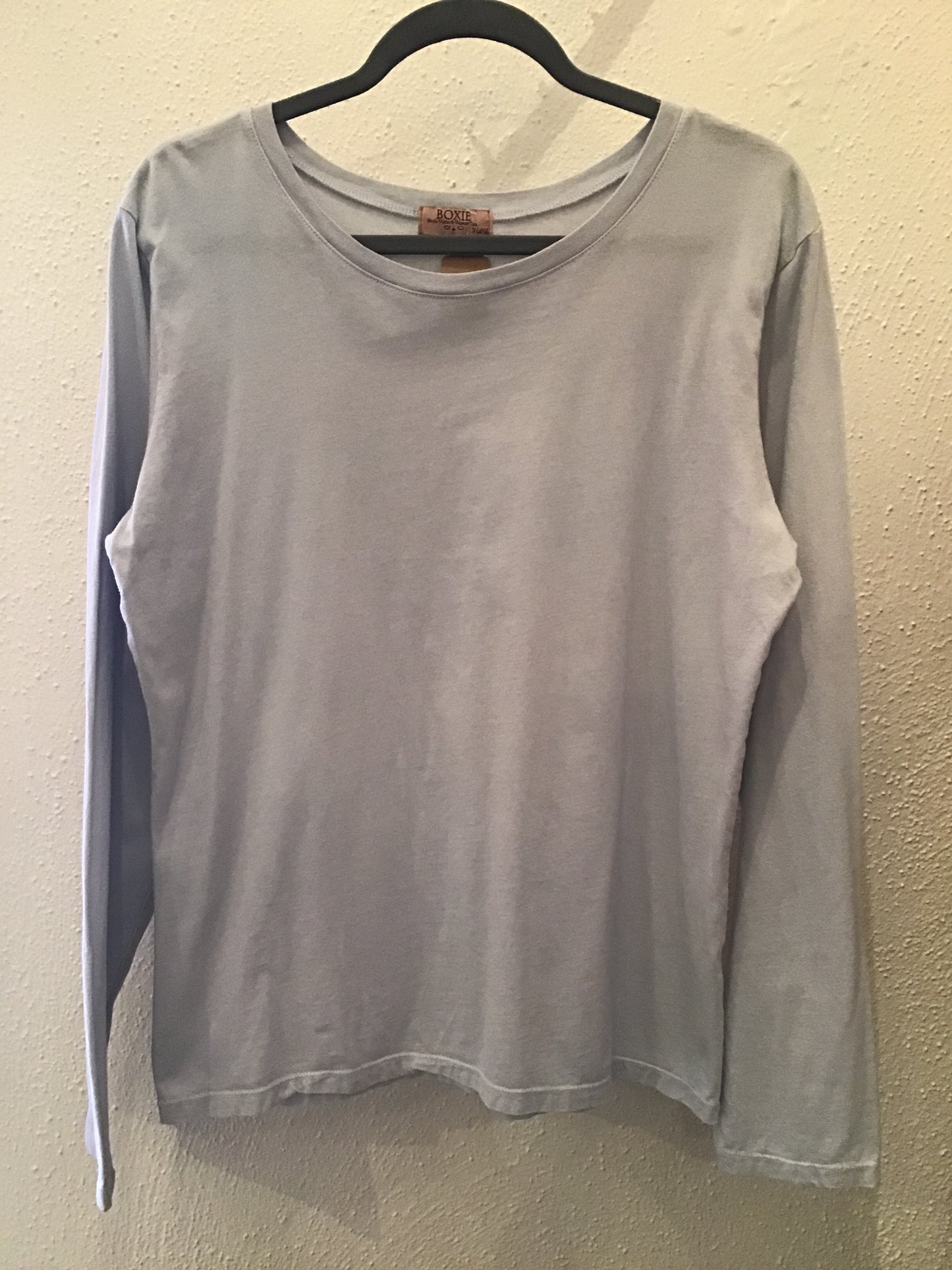 Boxie Tees Long Sleeve Boxy Crew Neck Tee